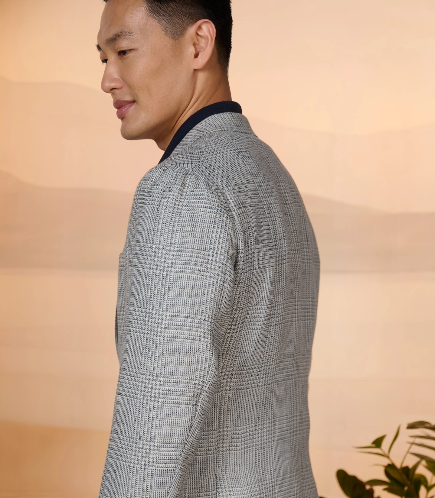 Lt. Gray Check - Hopsack Moro Sportcoat